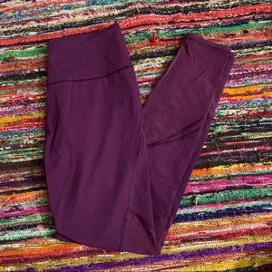 Victoria’s Secret PINK workout leggings maroon sm